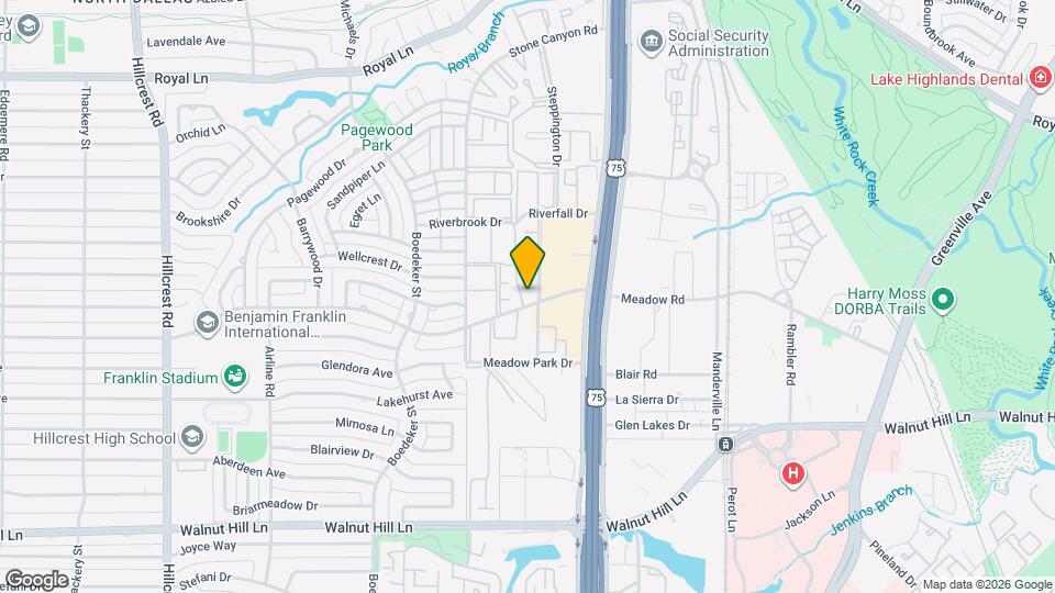 10406 High Hollows Dr Map and Location Details