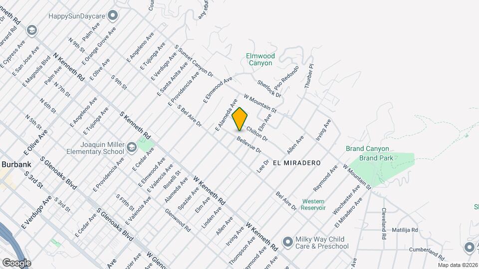 2045 Bellevue Dr Mapa y Detalles de la Ubicación