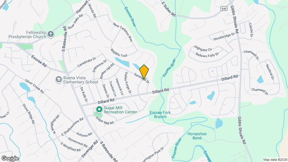 121 Saratoga Dr, Unit 311A Map and Location Details