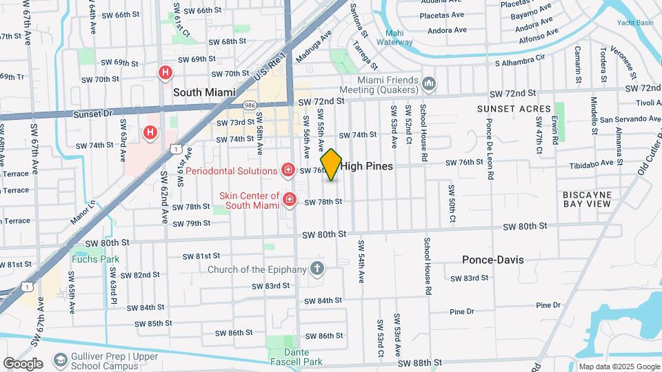 5450 SW 76th St Map and Location Details