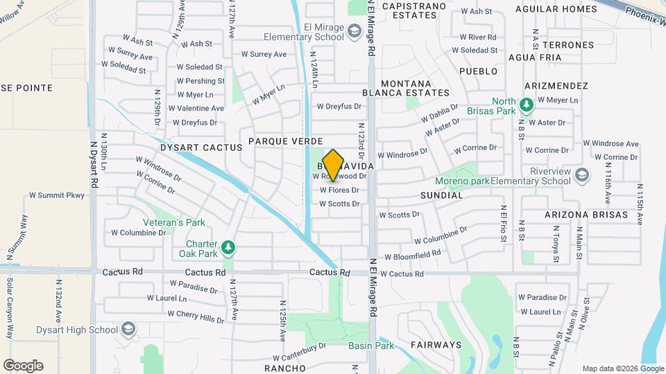 12406 W Flores Dr Mapa y Detalles de la Ubicación