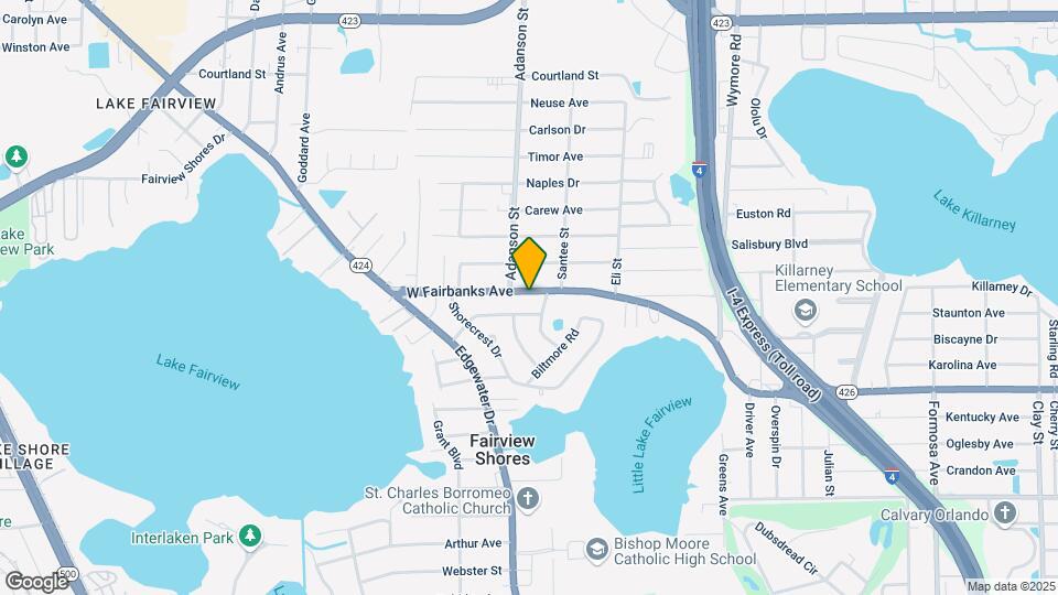 940 W Fairbanks Ave, Unit In-law apartment. Map and Location Details