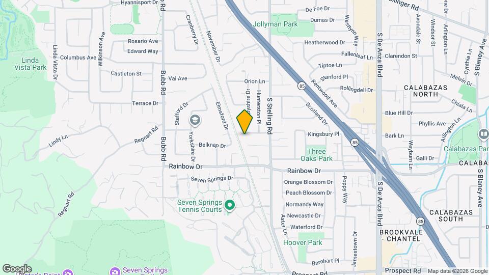 7790 Robindell Way Map and Location Details