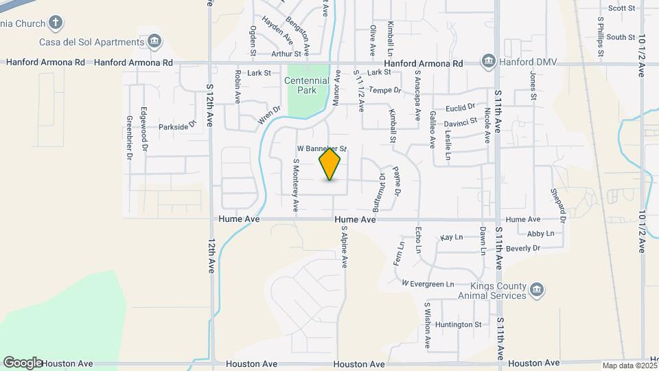 1355 Hartley Dr Map and Location Details