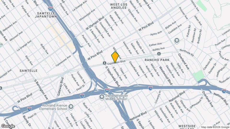 11112 Exposition Blvd, Unit 11112 Map and Location Details