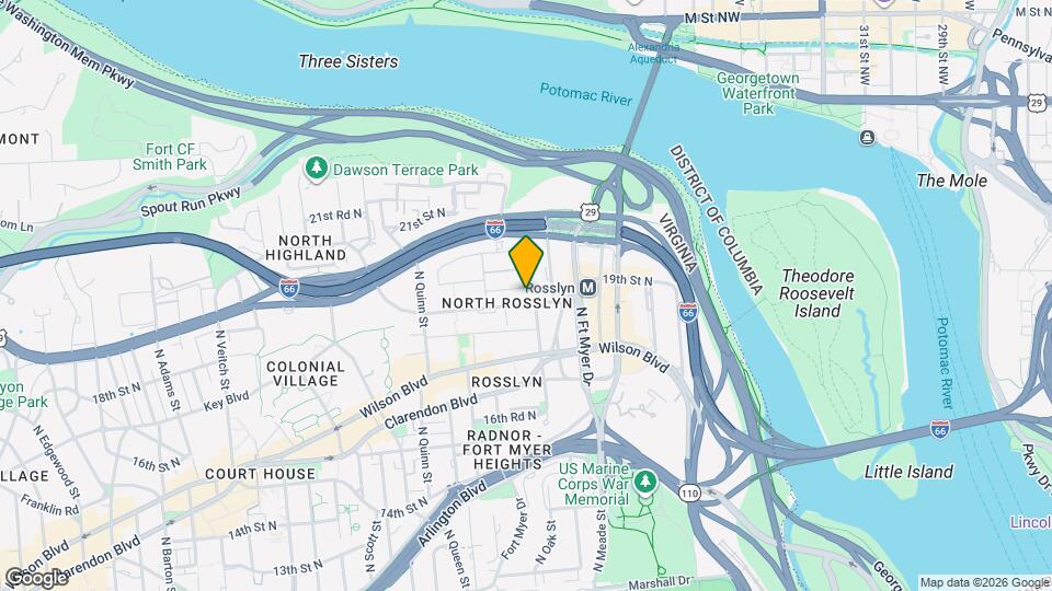 1505 Key Blvd, Unit APT A Map and Location Details