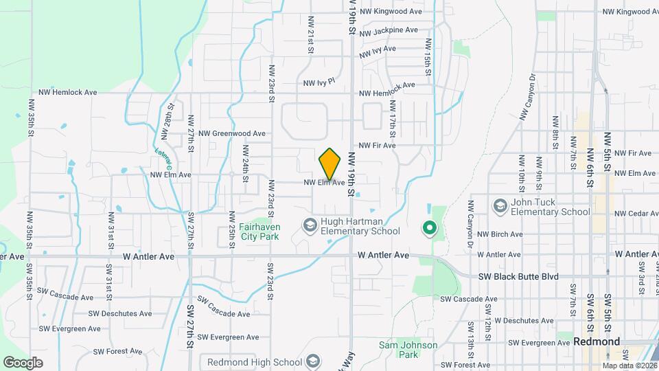 2012 NW Elm Ave Map and Location Details