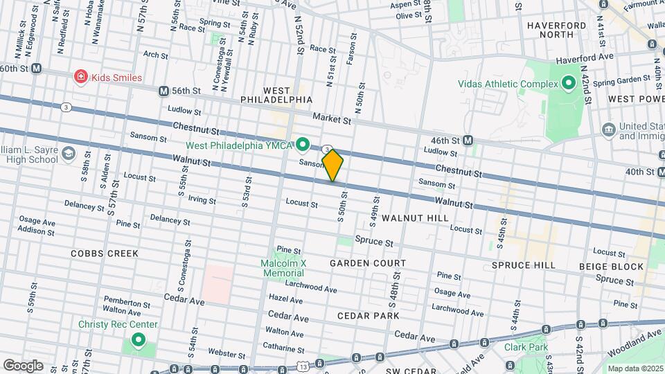 5020 Walnut St Map and Location Details