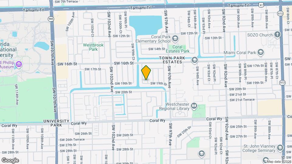 1820 SW 98th Ct Map and Location Details