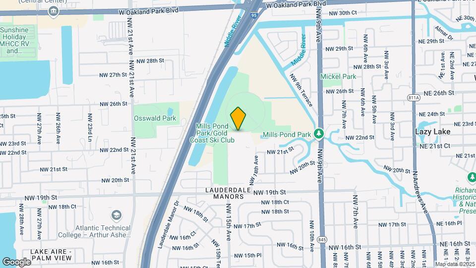 1471 NW 22nd Ct Map and Location Details