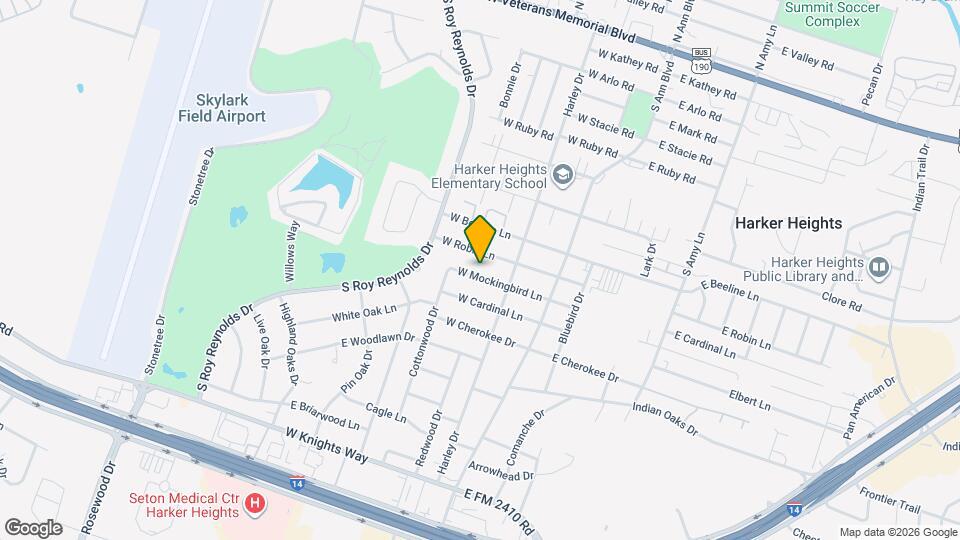 211 W Mockingbird Ln Map and Location Details