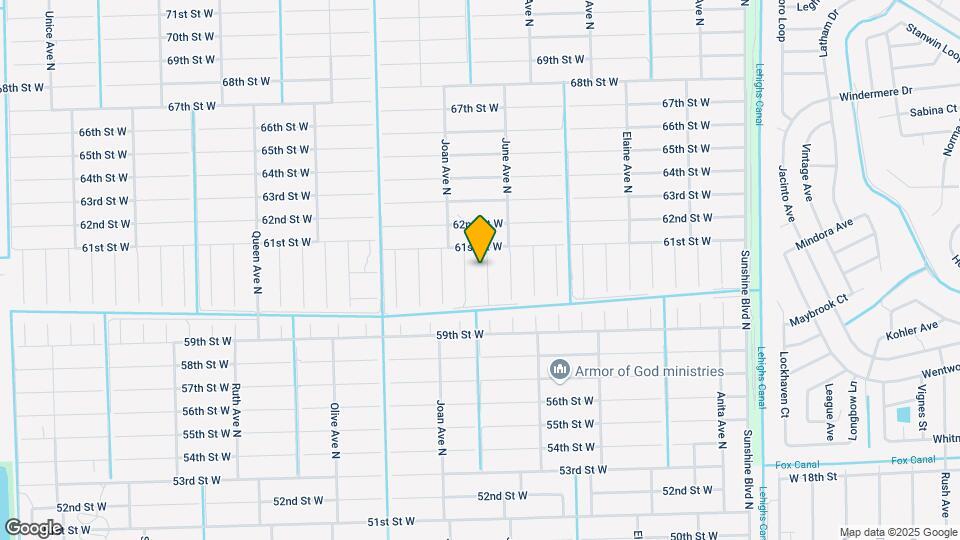 6011 Jane Ave N Map and Location Details