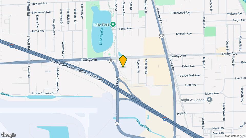 Furnished Studio-Chicago - O'Hare - South Map and Location Details