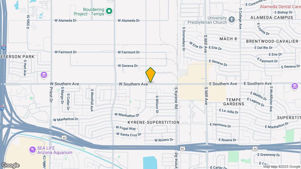 Southern Manor Apartments Map and Location Details
