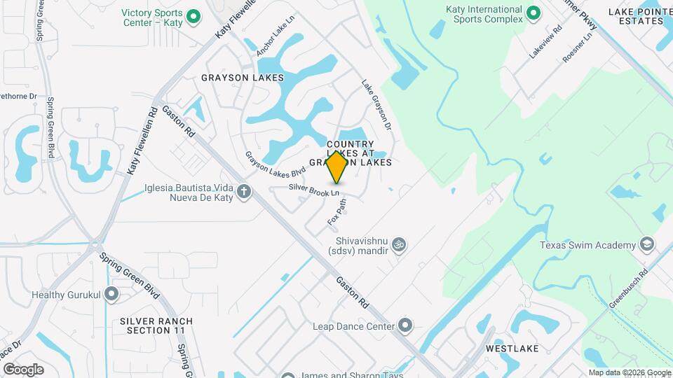 1907 Silver Brook Ln Map and Location Details