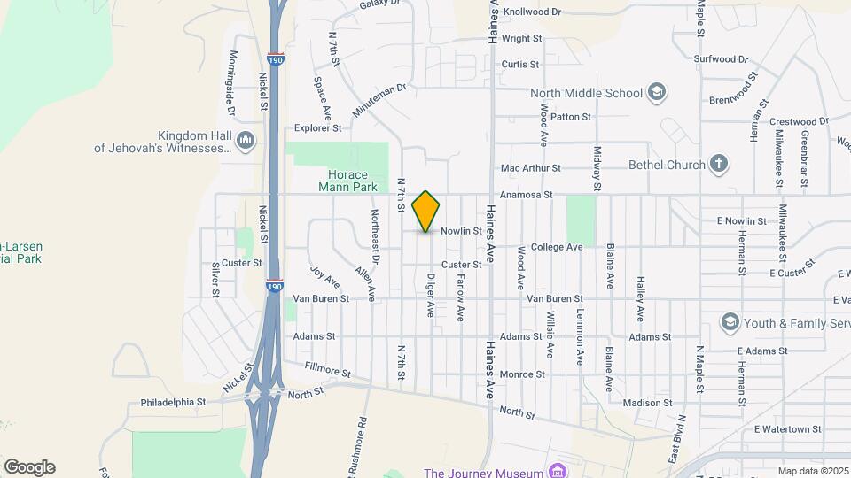 1021 Dilger Ave Map and Location Details