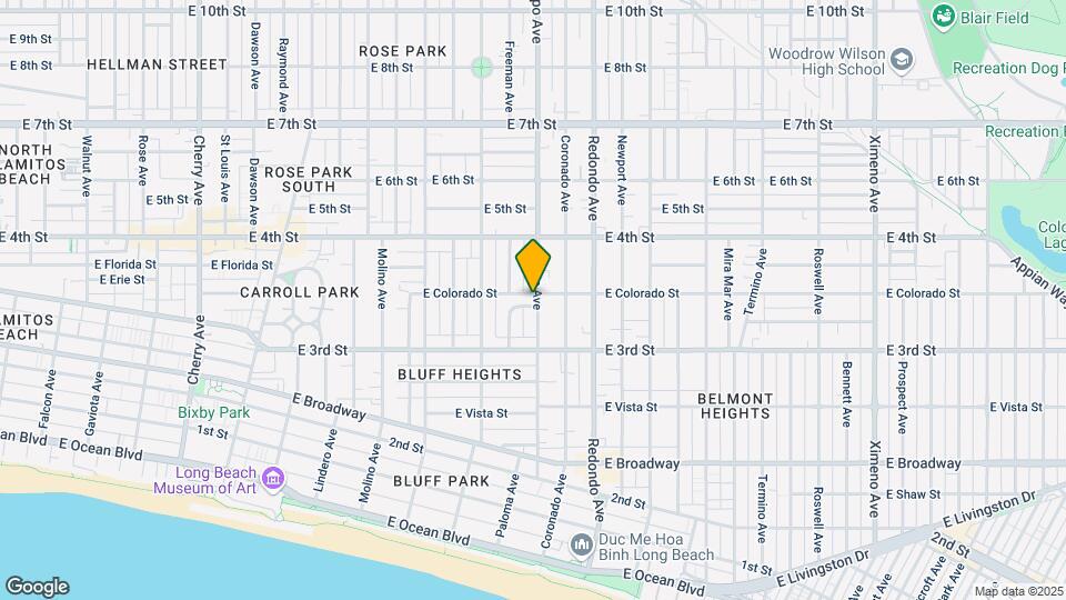343 Obispo Ave Map and Location Details