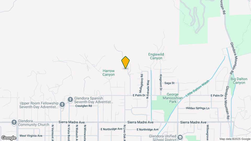 1129 Glencoe Heights Dr Map and Location Details