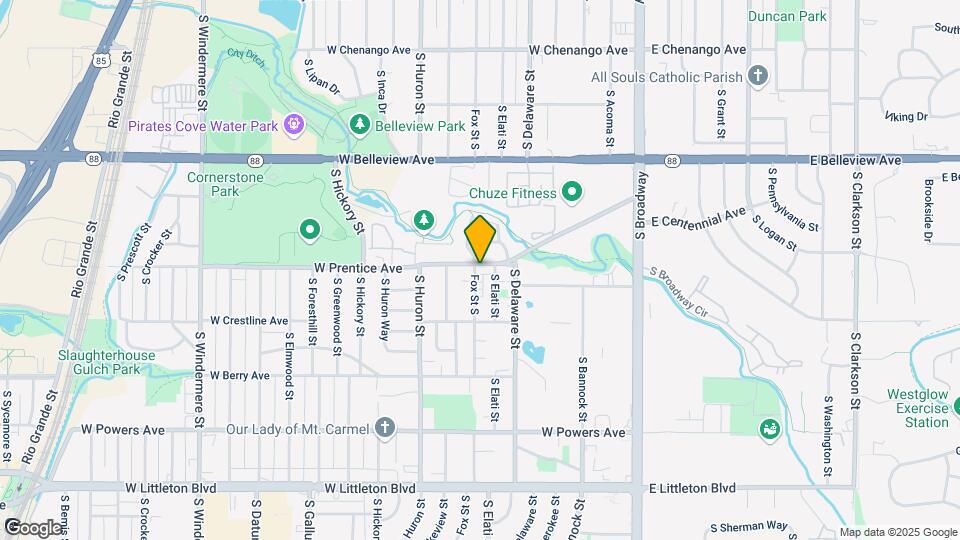 582 W Prentice Ave Map and Location Details