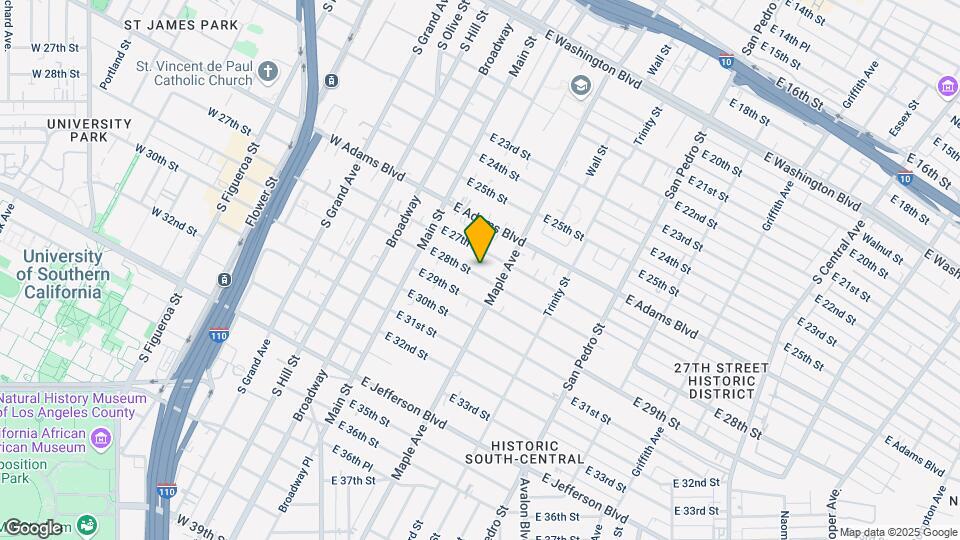 233 E 28th St Map and Location Details