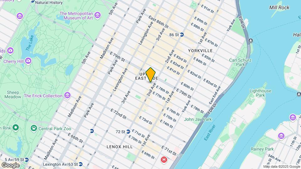 266 E 78th St Mapa y Detalles de la Ubicación