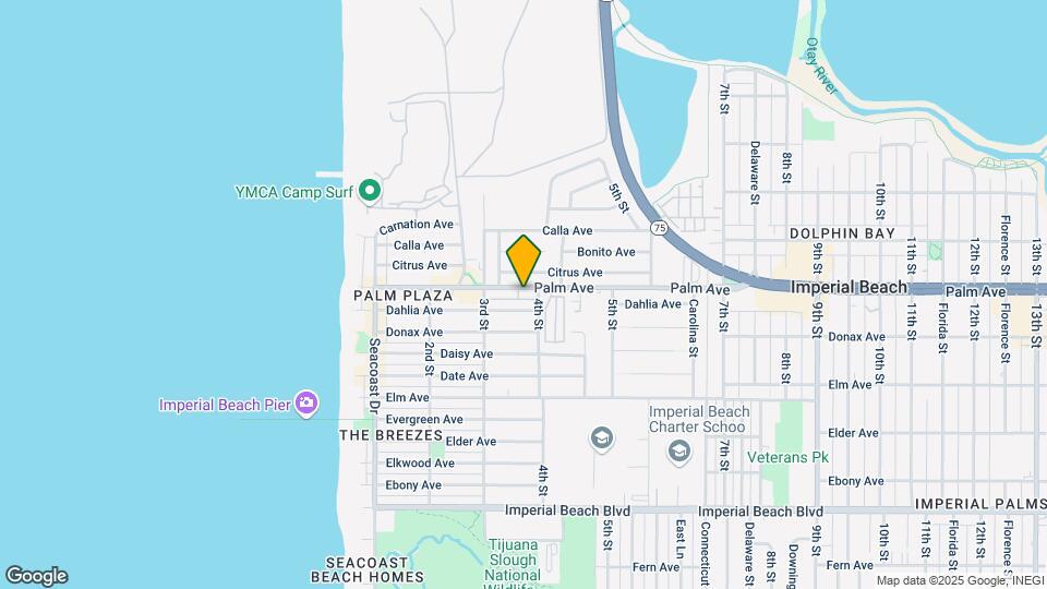 383 Palm Ave Mapa y Detalles de la Ubicación
