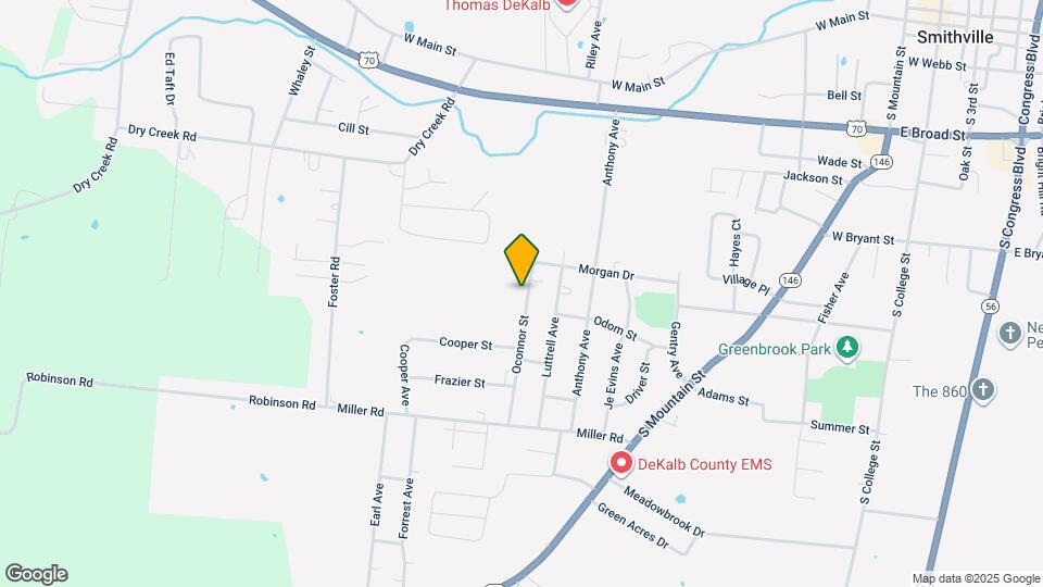 815 Oconnor St Map and Location Details