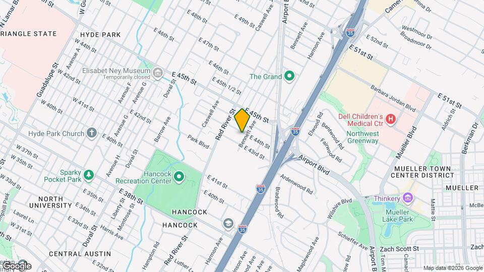 1009 E 44th St Map and Location Details