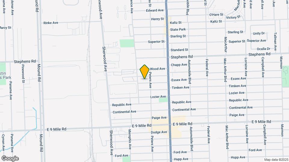 7255 Theut Ave Map and Location Details