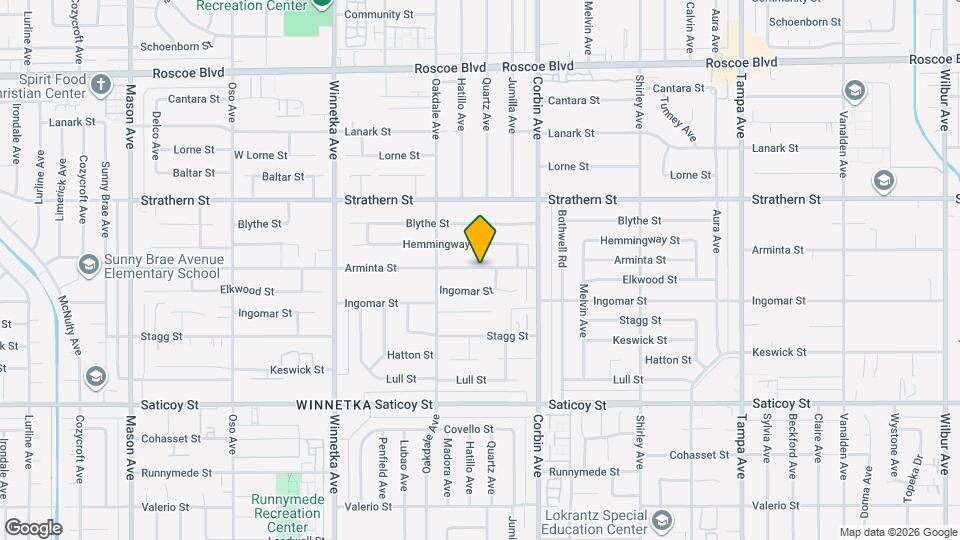 19836 Hemmingway St Map and Location Details