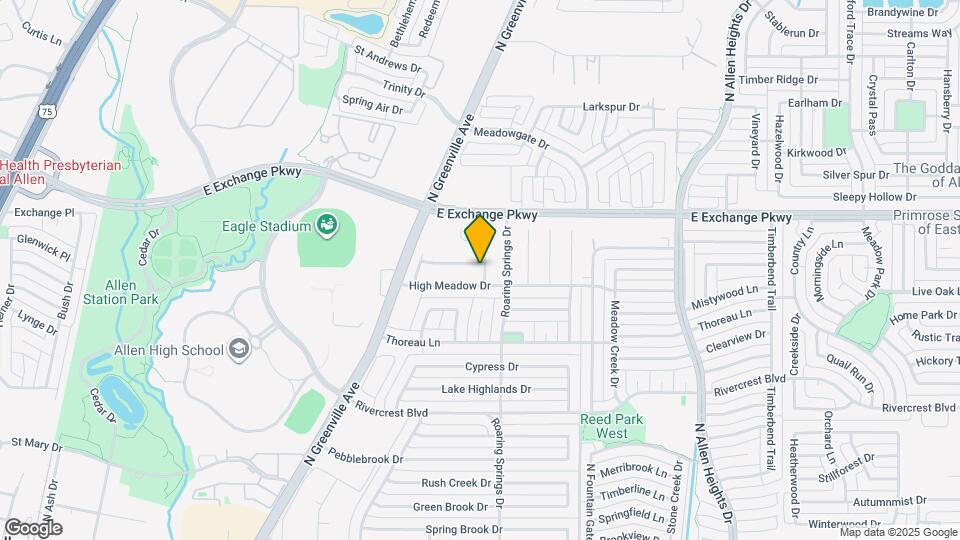 626 Shadyglen Dr Map and Location Details