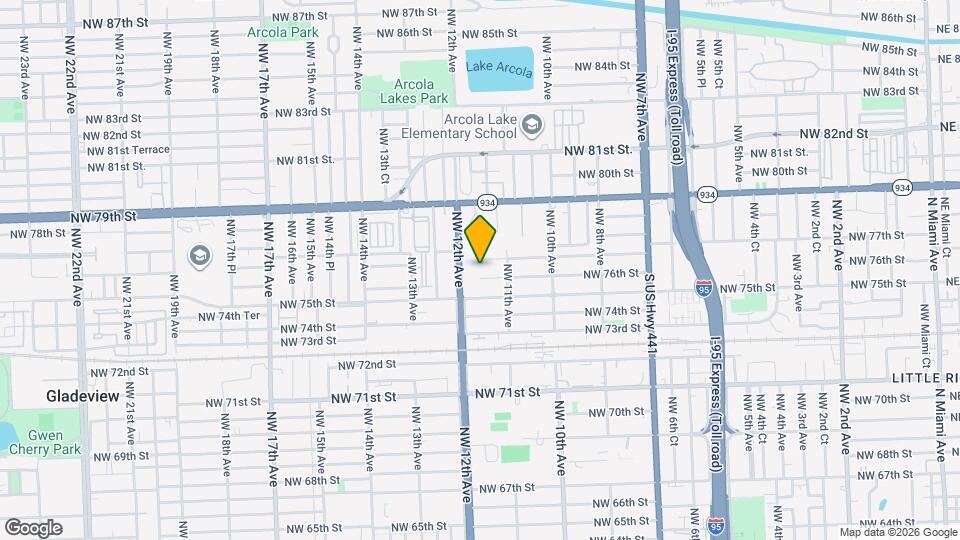 1149 NW 76th St Map and Location Details