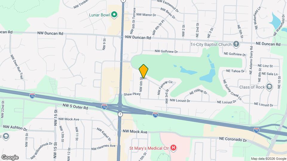 1312 NW 6th St Map and Location Details