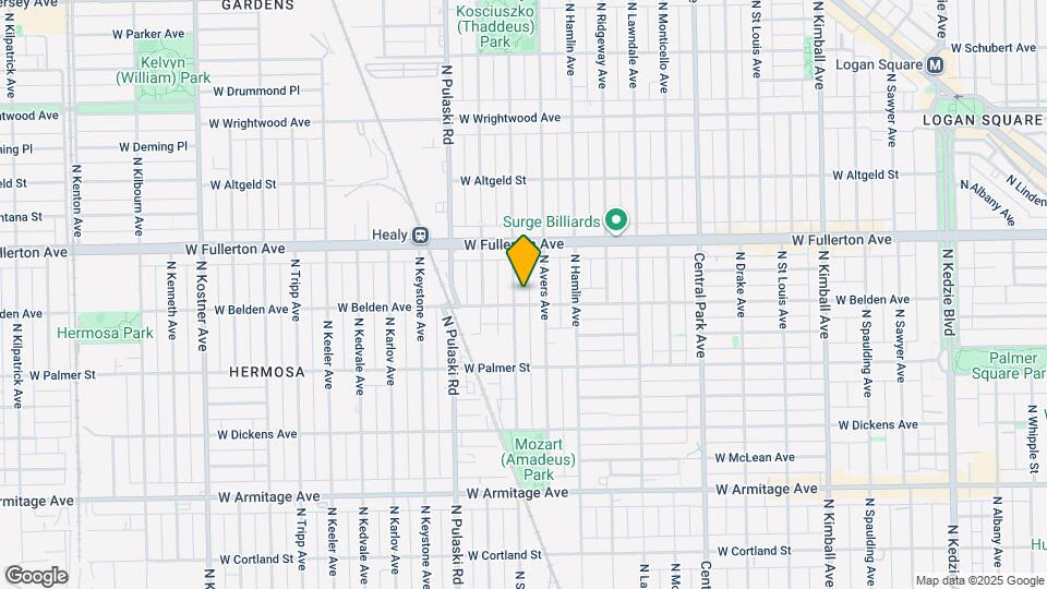 2307 N Springfield Ave Map and Location Details