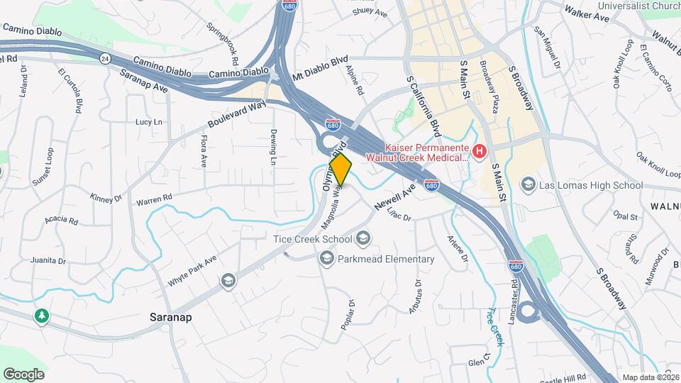 1807 Magnolia Way Map and Location Details