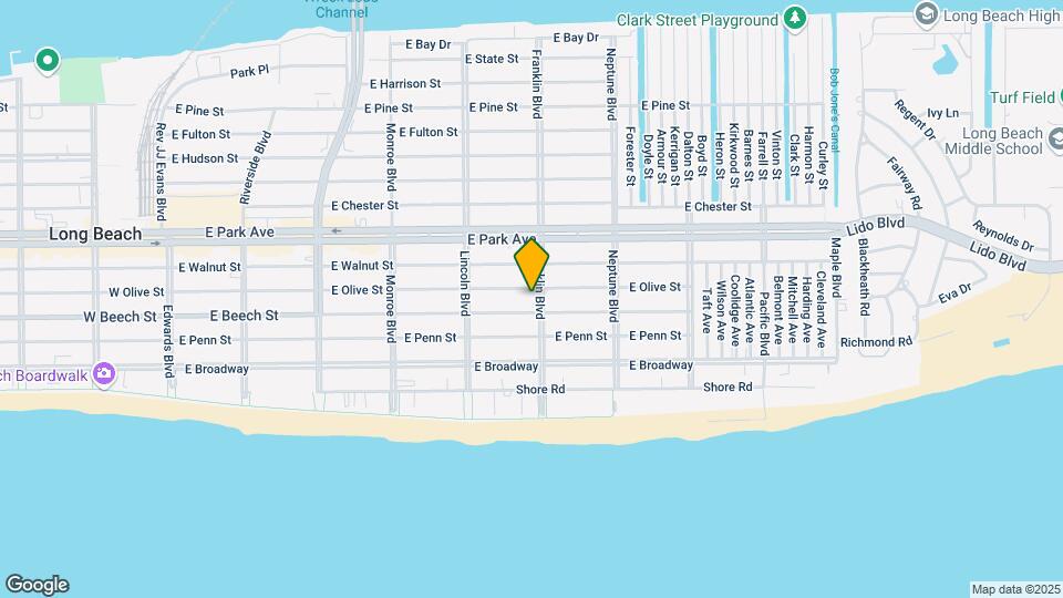 207 Franklin Blvd Mapa y Detalles de la Ubicación