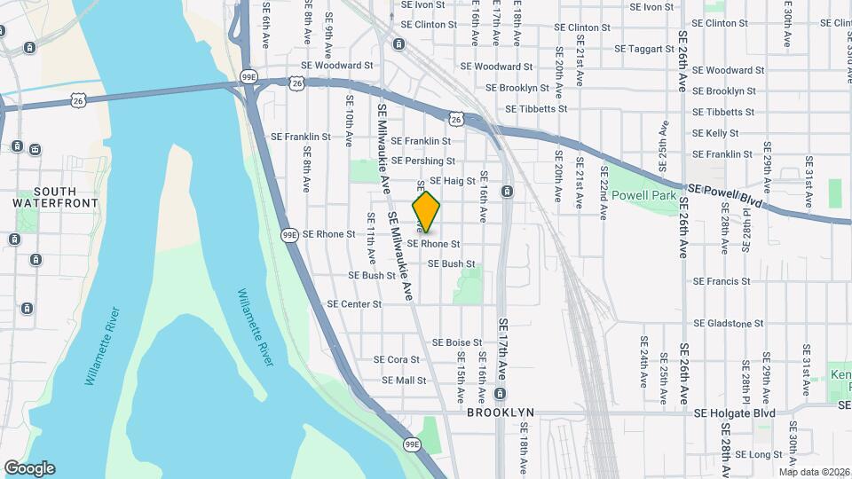 3640 SE 13th Ave Map and Location Details