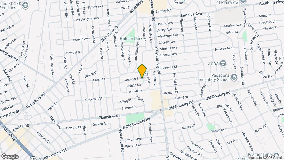 58 Amherst Ln Map and Location Details
