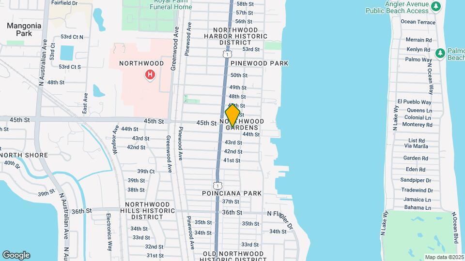 517 44th St Map and Location Details