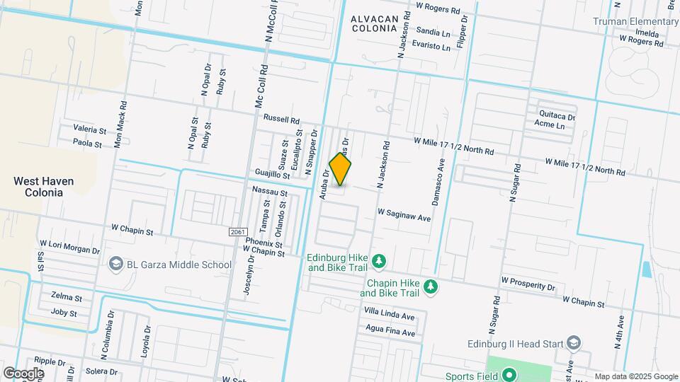 2402 Tahiti Dr Map and Location Details