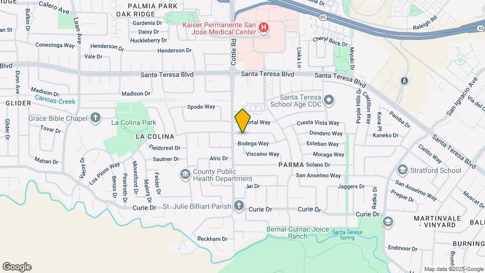 334 Los Pinos Way Map and Location Details