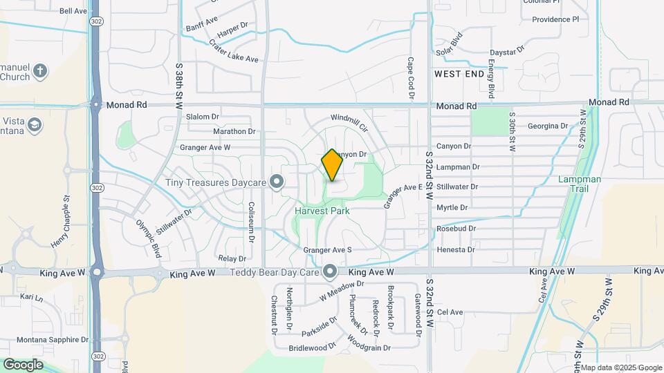 3390 Canyon Dr Map and Location Details