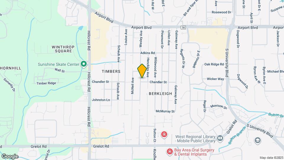 965 Wesley Ave Map and Location Details