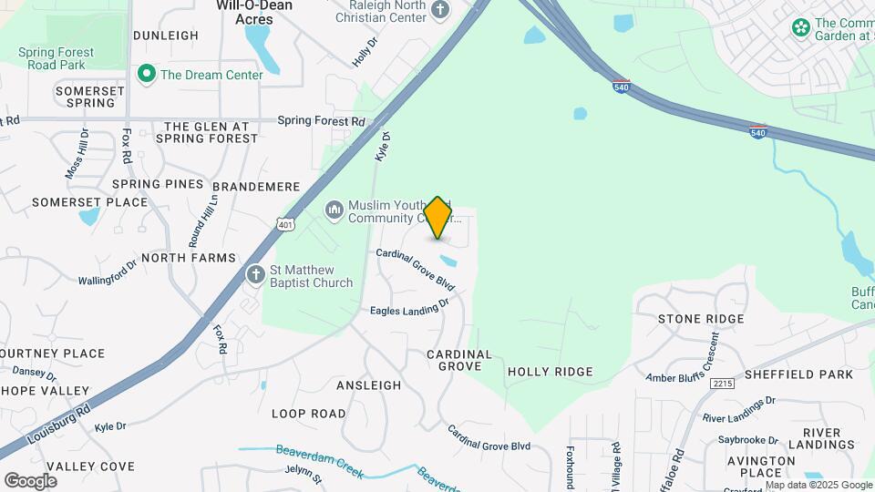 5505 Orchard Pond Dr Map and Location Details