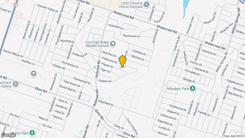 3709 Frigate Dr Map and Location Details