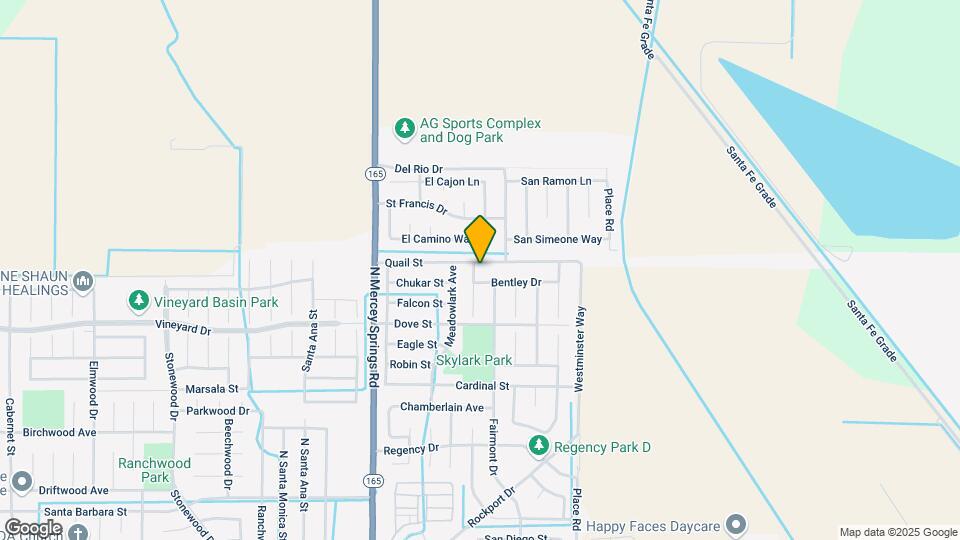 1425 Quail St Map and Location Details