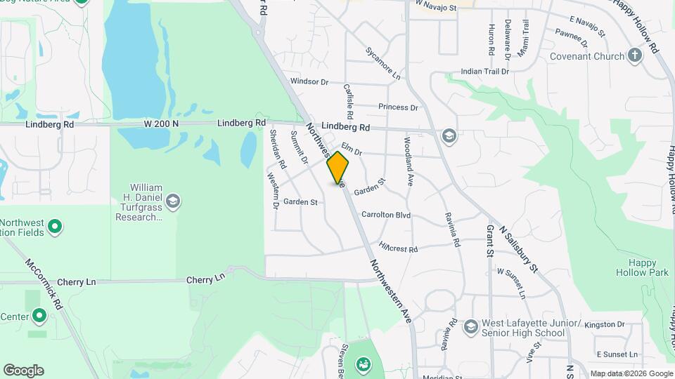 1705 Northwestern Ave Mapa y Detalles de la Ubicación