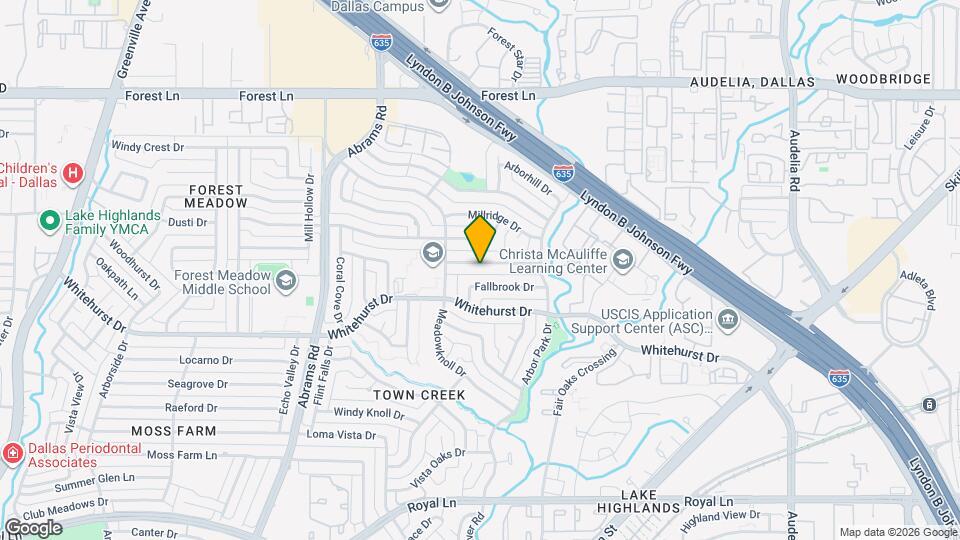 9624 Atherton Dr Map and Location Details