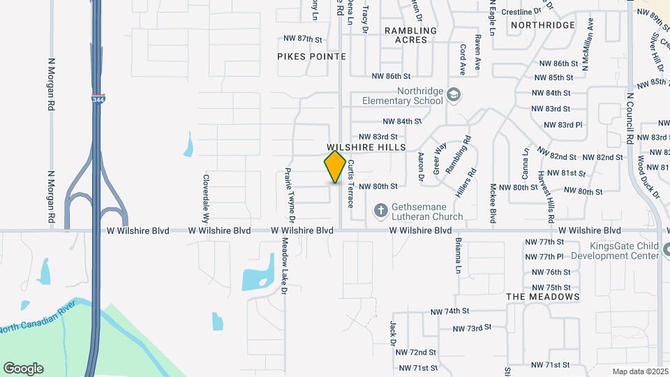 8016 Heather Glen Dr Map and Location Details