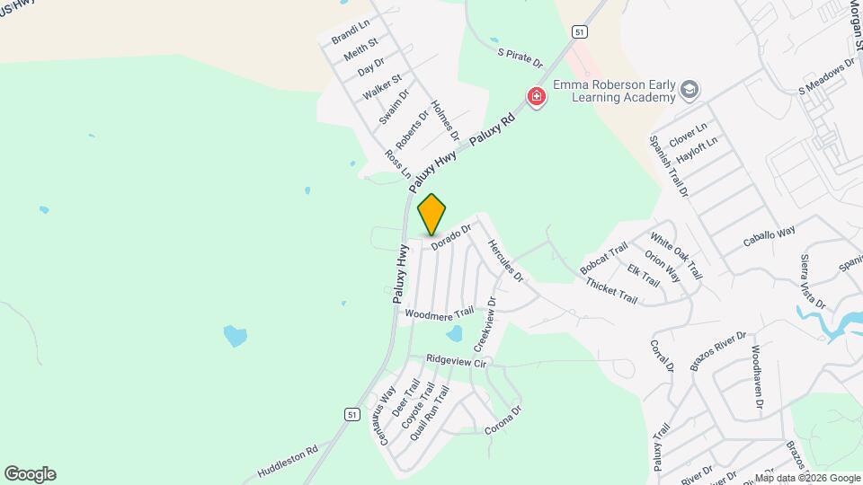 1406 Dorado Dr Map and Location Details